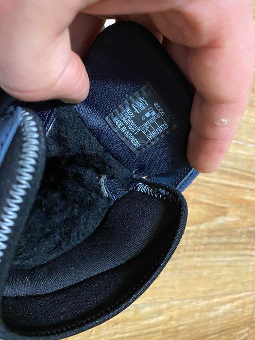 Ecco Gore-Tex ботинки зимние термо сапожки черевики детские ECCO р.27
