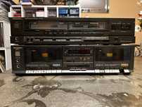 Wieża Technics - dwa elementy - amplituner SA 190, deck RS B 11W