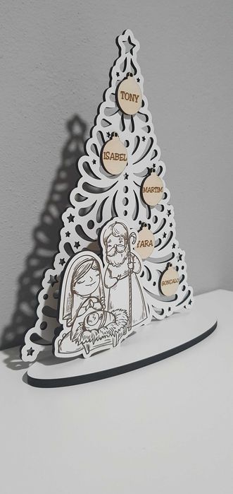 Natal, Árvore de Natal personalizada com nomes