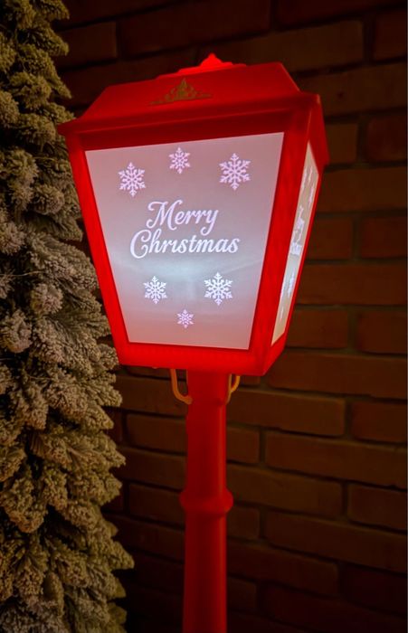 Świąteczna latarnia LED — druk 3D PLA — dekoracja świąteczna