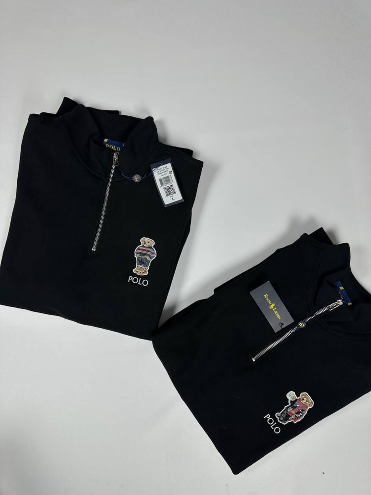 1/4 зип Polo bear by Ralph Lauren, поло бир мишка, кофта свитшот поло