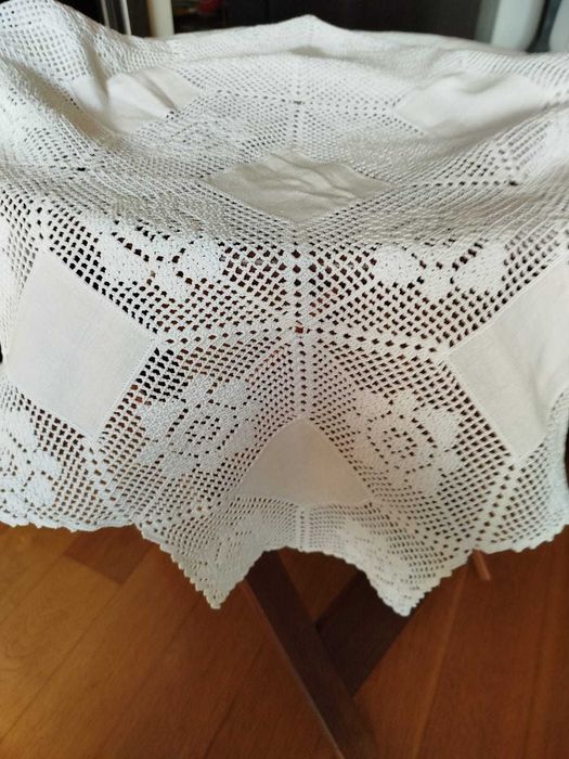 panos/toalhas em linho/renda