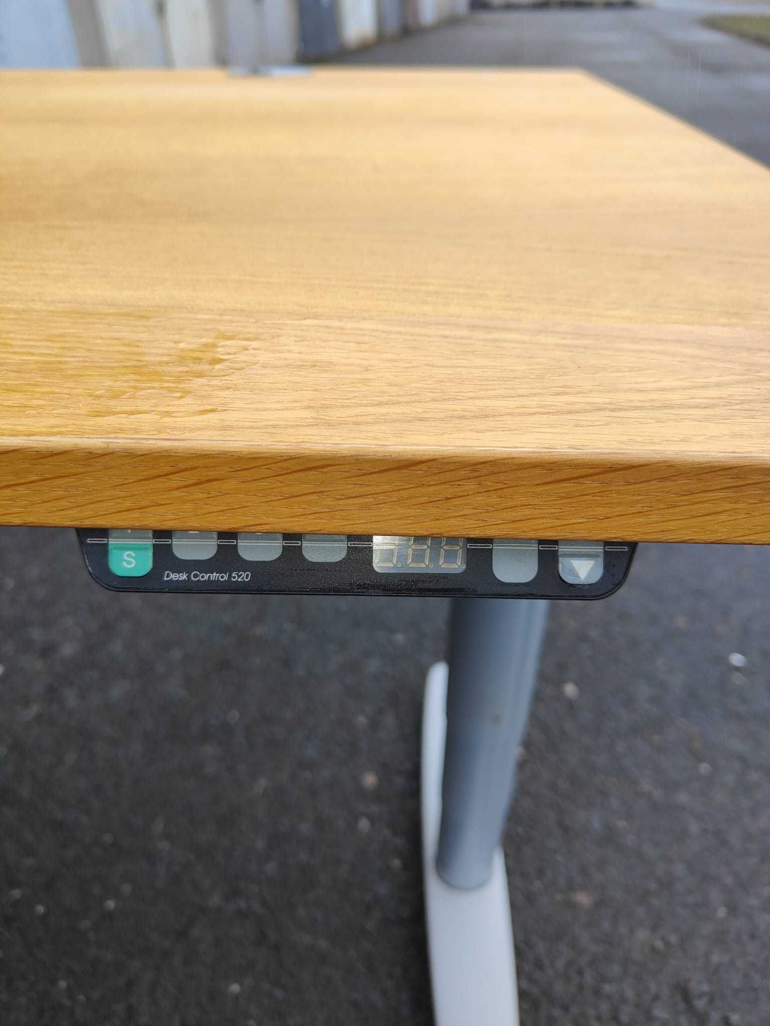 Ergonomiczne biurko regulowane podnoszone elektrycznie do pracy 160x80