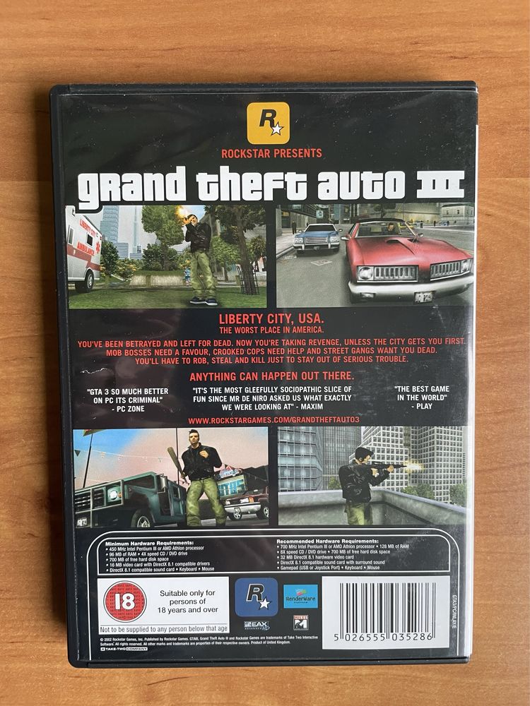 Grand Theft Auto III (2002) PC GTA 3