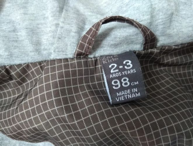 Kurtka kurteczka dziecięca chłopięca przejściowa z kapturem Zara 98