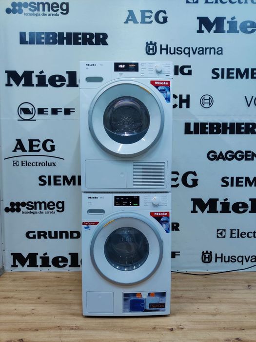 Комплект Miele™. Стиральная машина+Сушильная. Wi-Fi. Прозрачные люки.