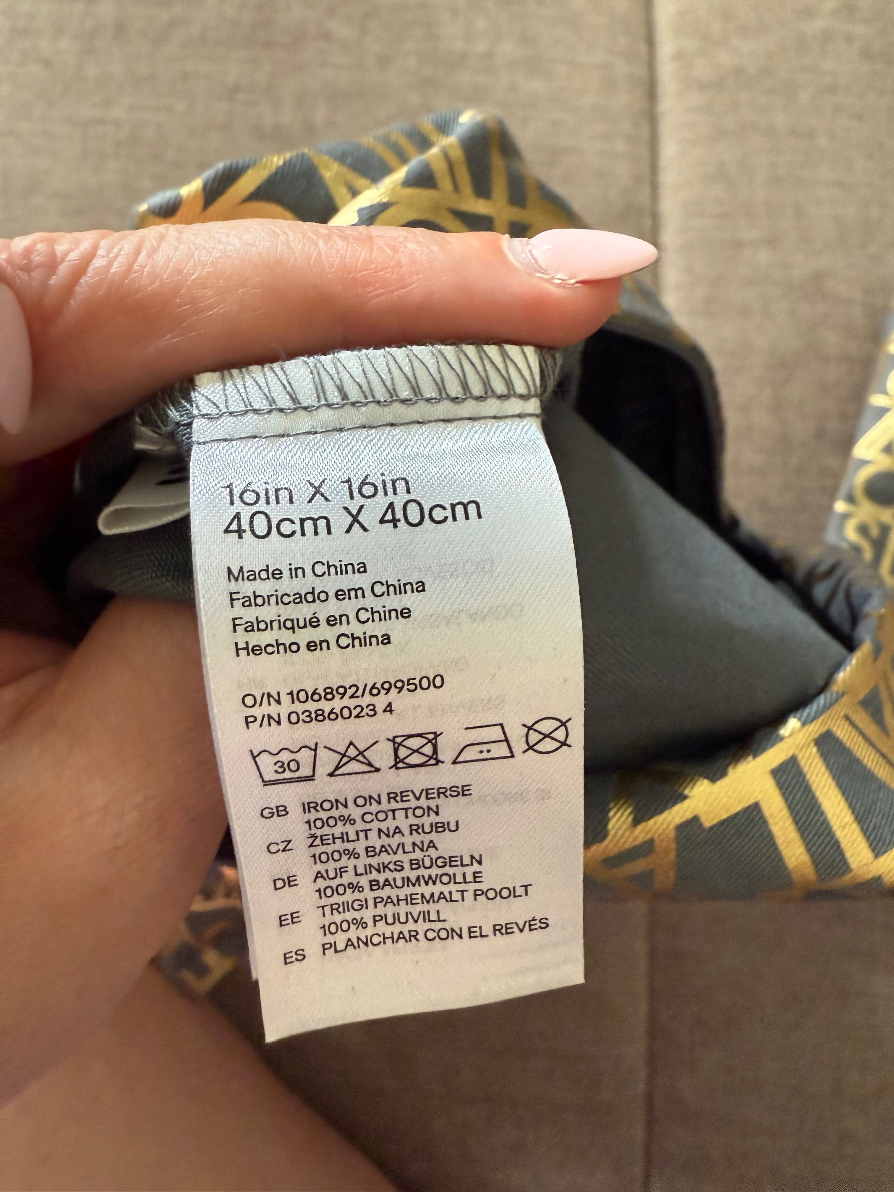 2 poszewki na poduszkę H&M 40x40