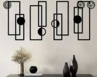 Quadros metalicos preto