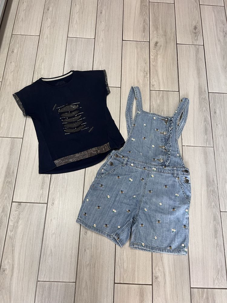 Комбінезон-шорти M&S,футболка 12-13 р,152-158 р
