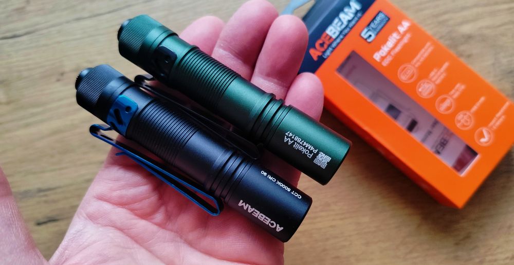 Latarka Acebeam AA + ogniwo