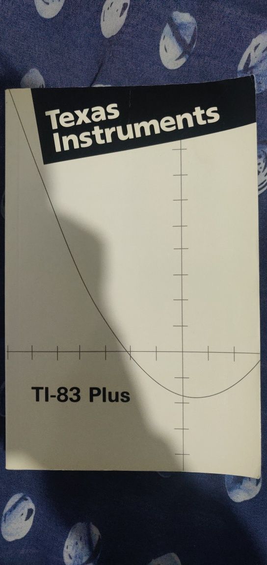 Manual para máquina calculadora gráfica Texas Instruments TI-83
