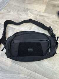 m tac сумка waist bag black