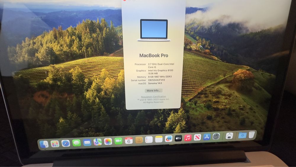 Macbook Pro 2015 Retina 250gb 13-inch