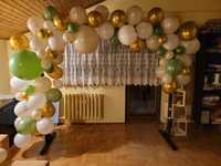 Rama dekoracyjna drewniana girlanda balony rama do zdjęć imorezowa