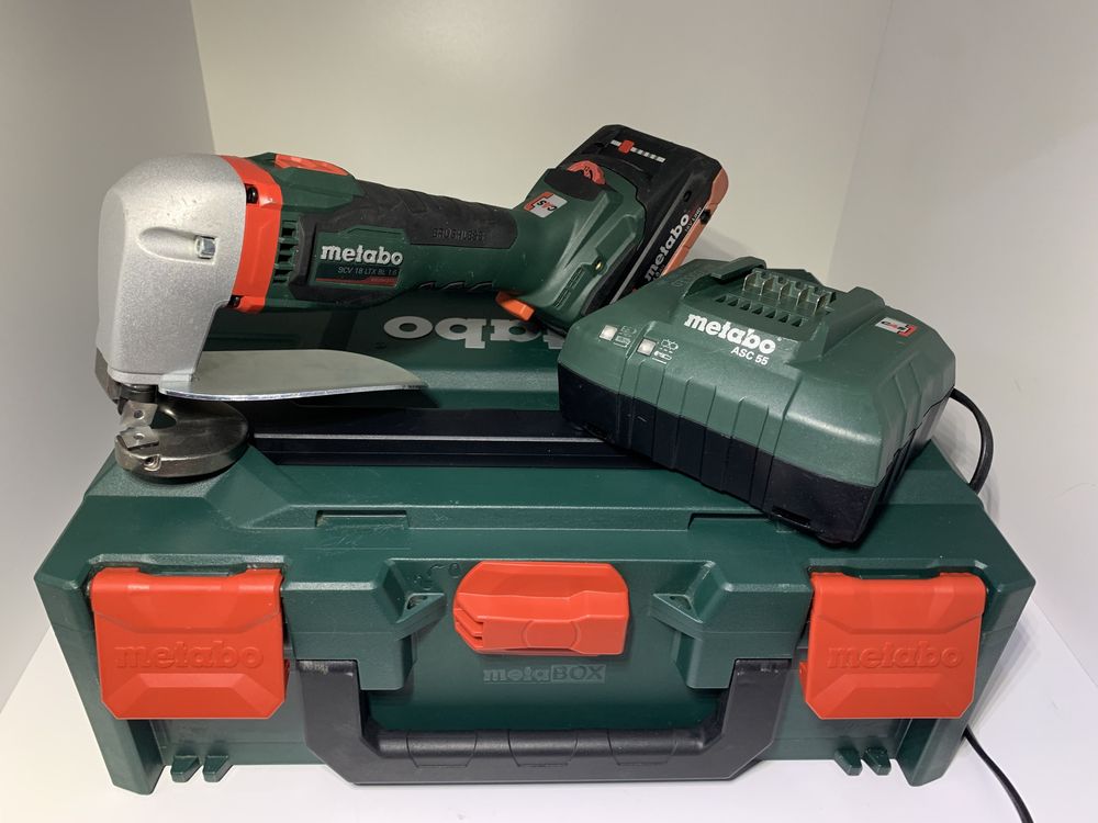 Акумуляторні ножиці для листового металу METABO SCV 18 LTX BL 1.6