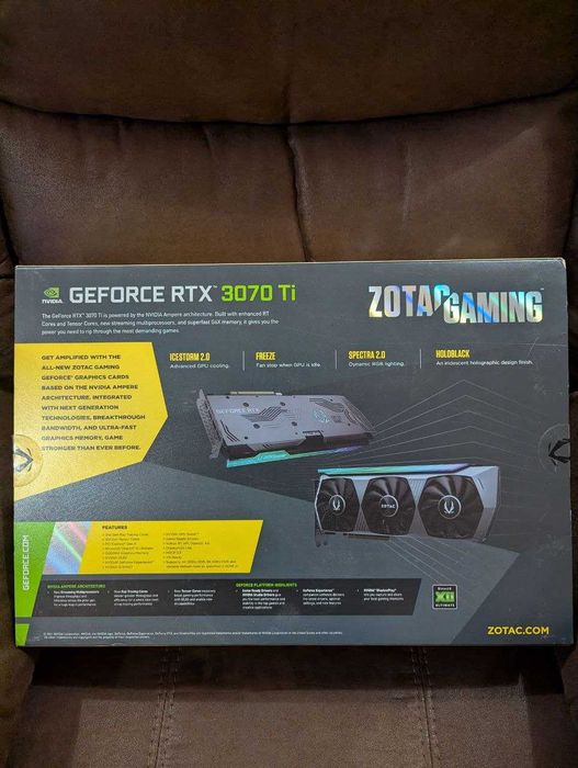Відеокарта Zotac GAMING GeForce RTX 3070 Ti AMP Holo