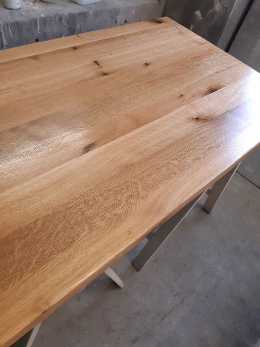 Blat dębowy 110x60 olejowany stolik kawowy