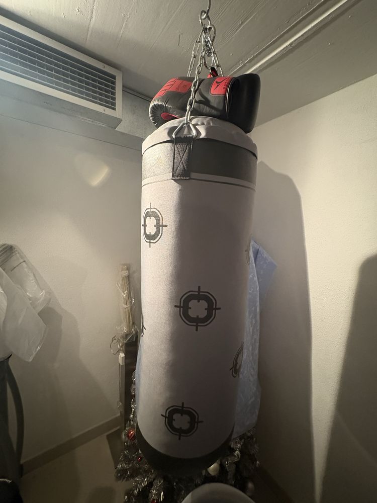 Saco e luvas de Boxe