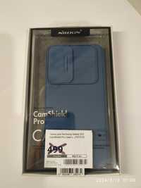 Чехол Карбоновий Nillkin CamShield Pro зі шторкой на Samsung GalaxyS22
