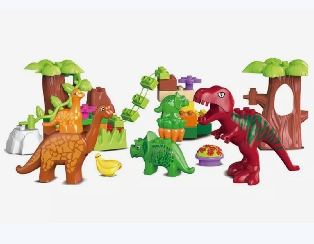 Dolina Dinozaurów jak duplo 5598 t-rex diplodok