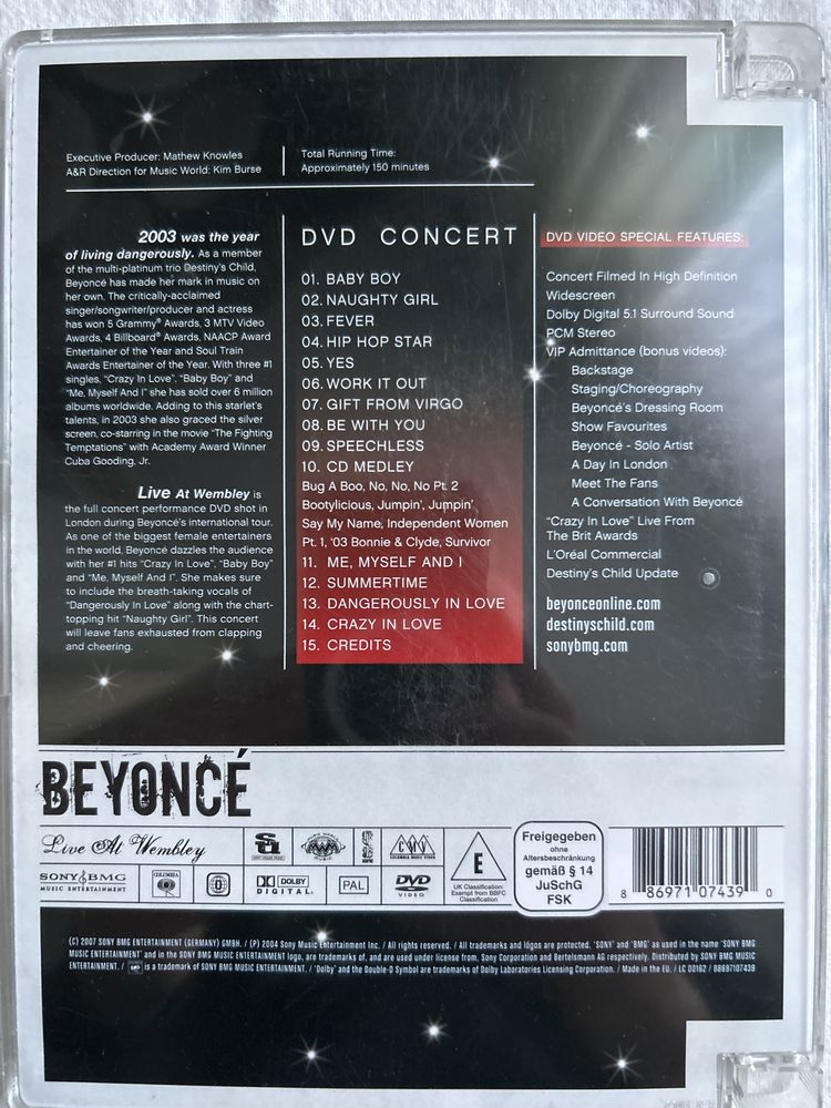 Beyonce, koncert, płyta DVD