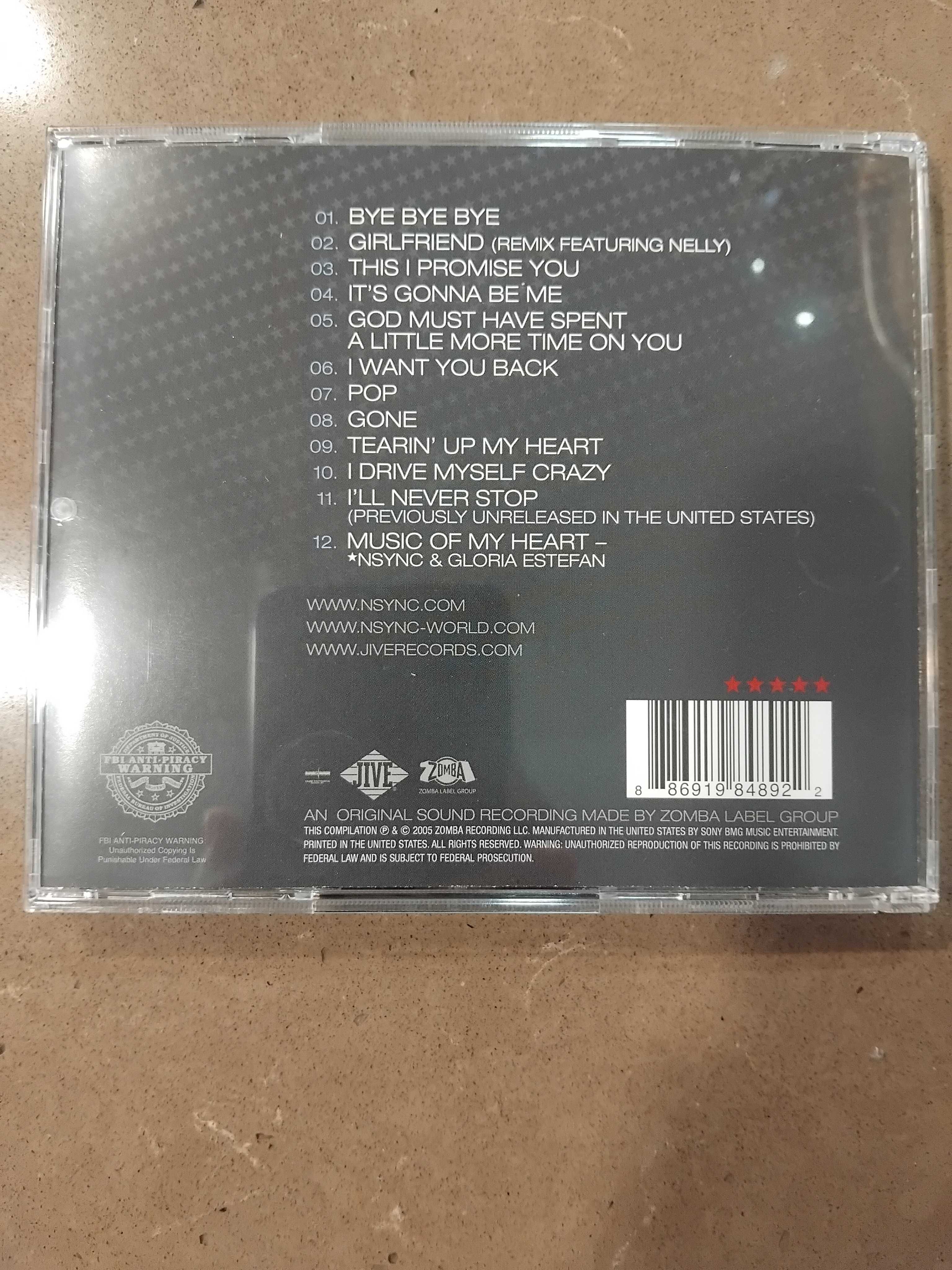 Cd dos NSYNC Greatest hits  novo