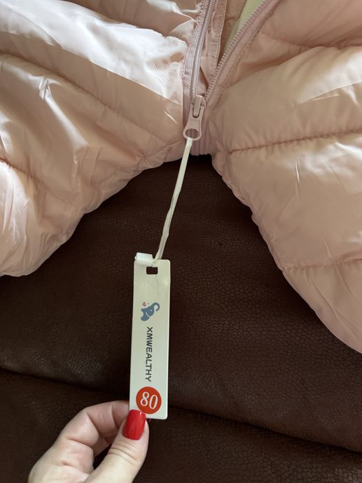 НОВИЙ зимовий комбінезон куртка, дівчинка, розмір 80