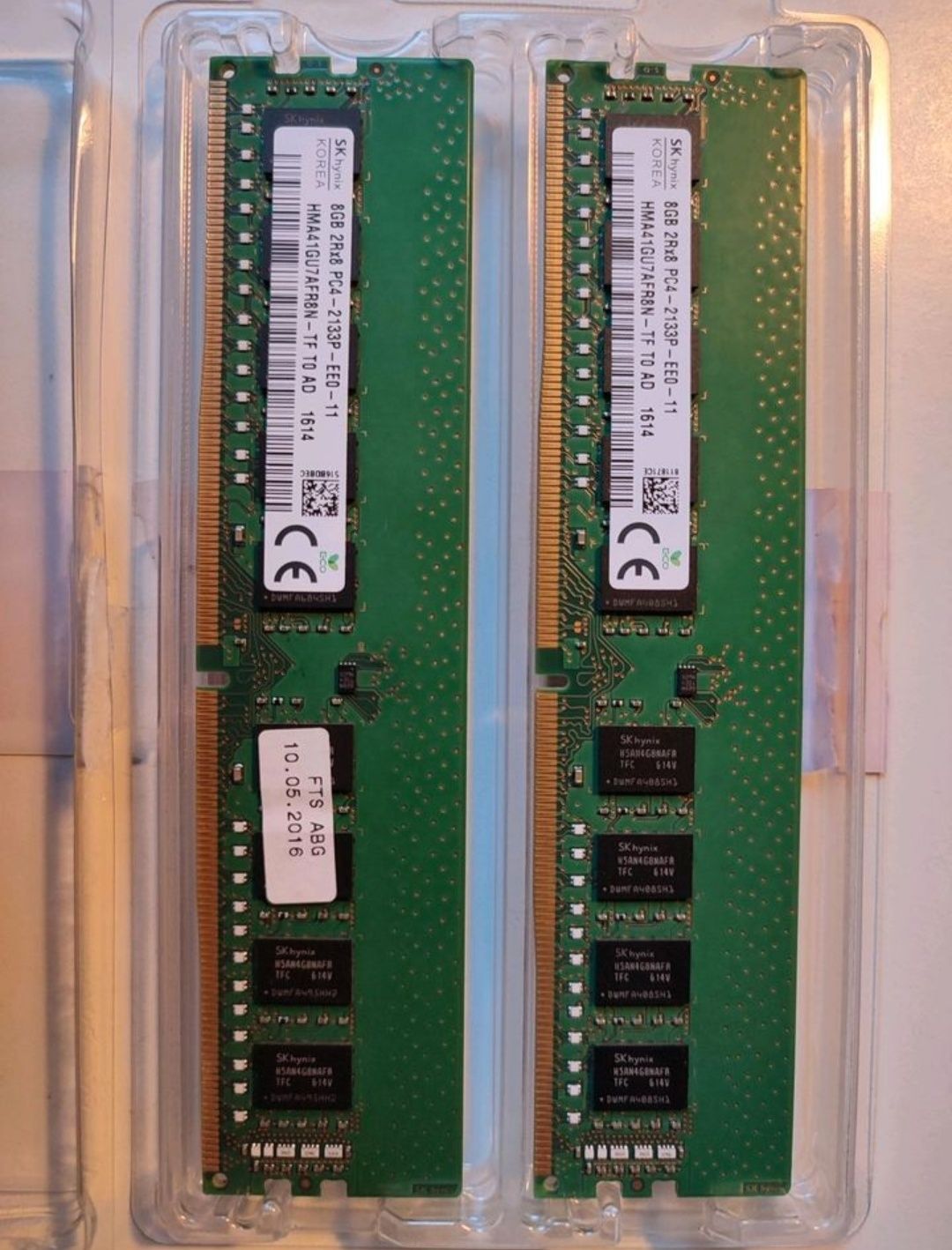 Оперативная память ОЗУ SK Hynix 16 gb DDR4  (две планки)