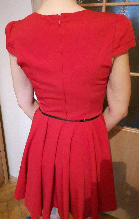 czerwona sukienka roz.38