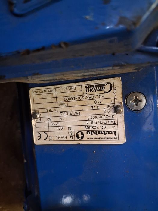 Motoreduktor Sew 2.2kW obroty wyjściowe 14obr