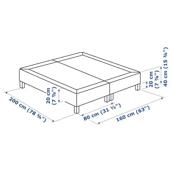 Łóżko Ikea 160x200