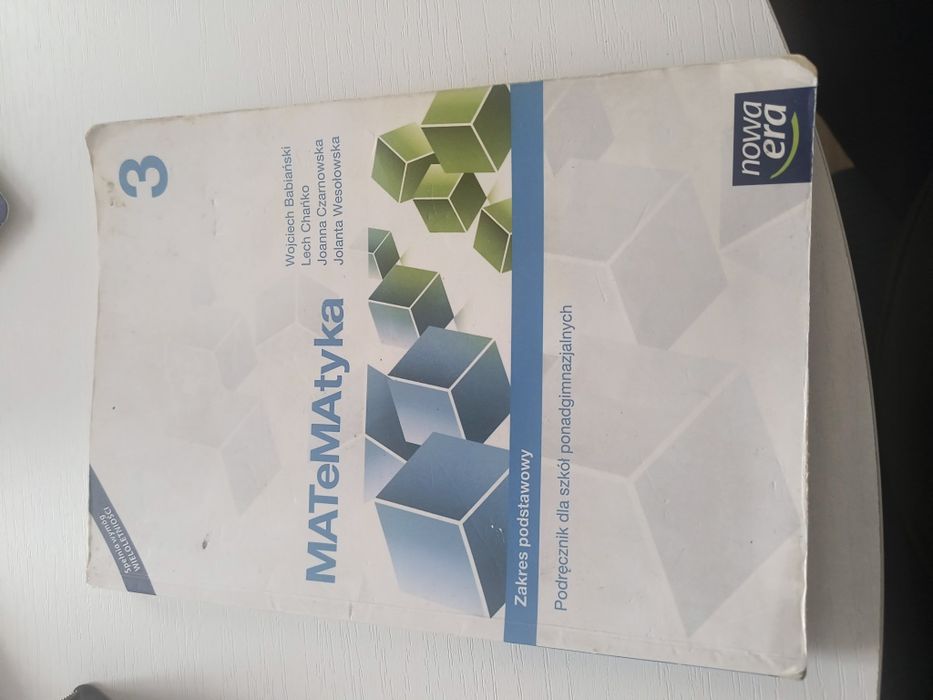 Podręcznik do matematyki Matematyka 3 zakres podstawowy Nowa era