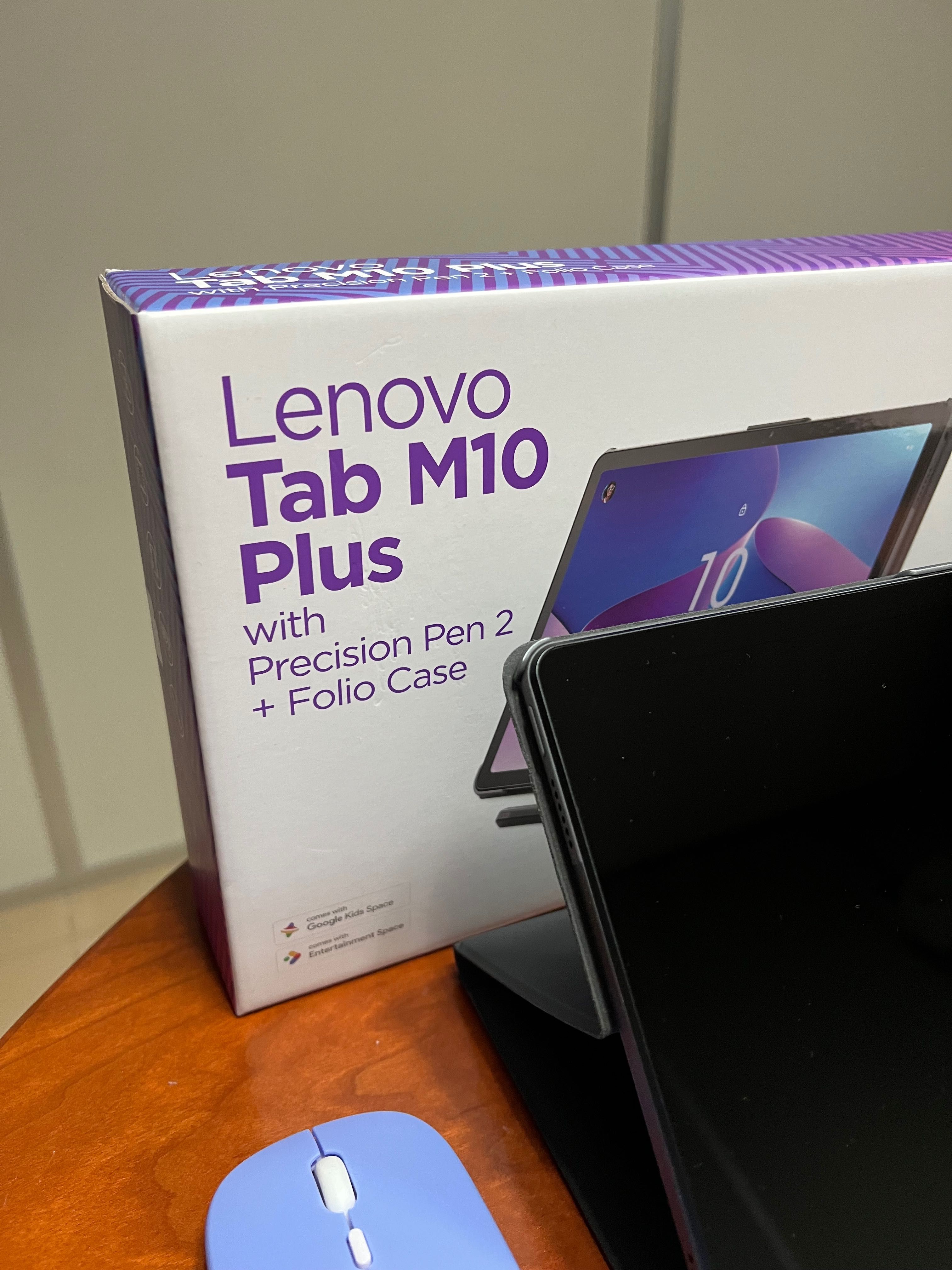 Tablet LENOVO M10 Plus + Capa + Pen + Teclado e Rato Bluetooth