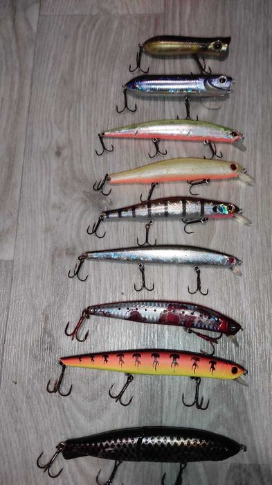 Воблери Zip baits ORBIT, SERT Killer pop, OSP, DAIWA x-cross, DUO MOAB