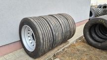 KOŁA BEZDĘTKOWE 8-OTWORÓW przyczepa HL 355/50r22.5 przyczepa