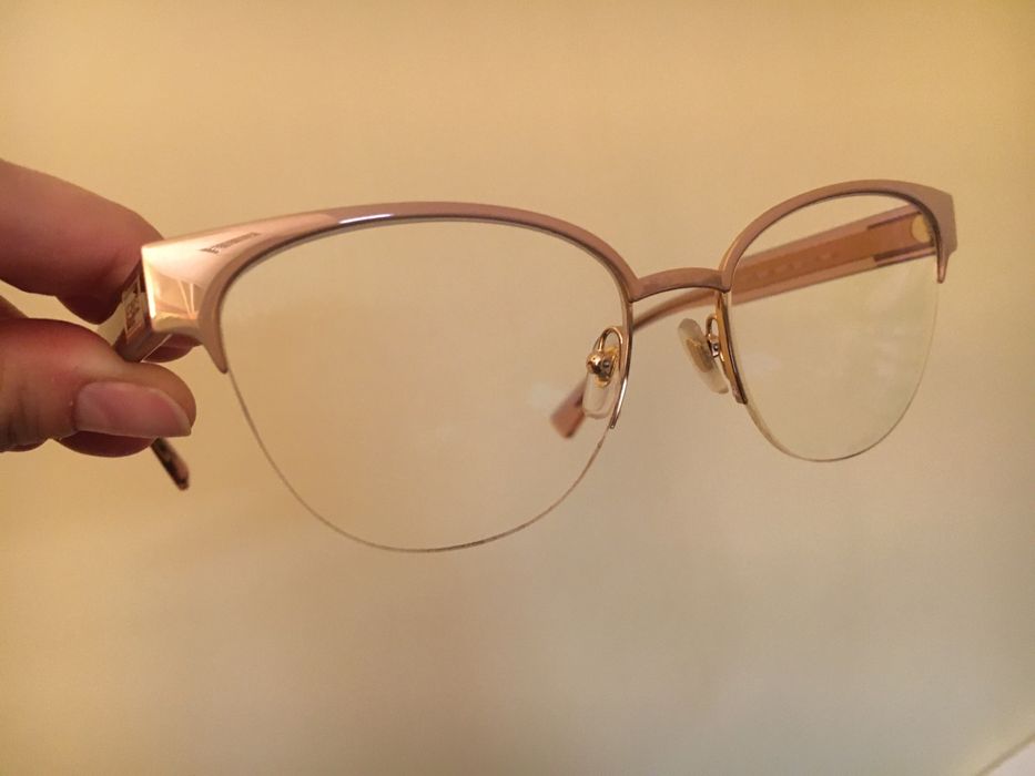 Versace oprawki zlote+szkła korekcyjne i zerówki