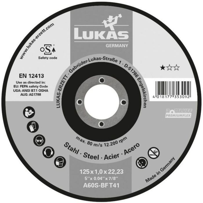 Tarcza Płaska T1A 230*1.9*22 A46T-Bf Premiumflex Best Life Rottluff