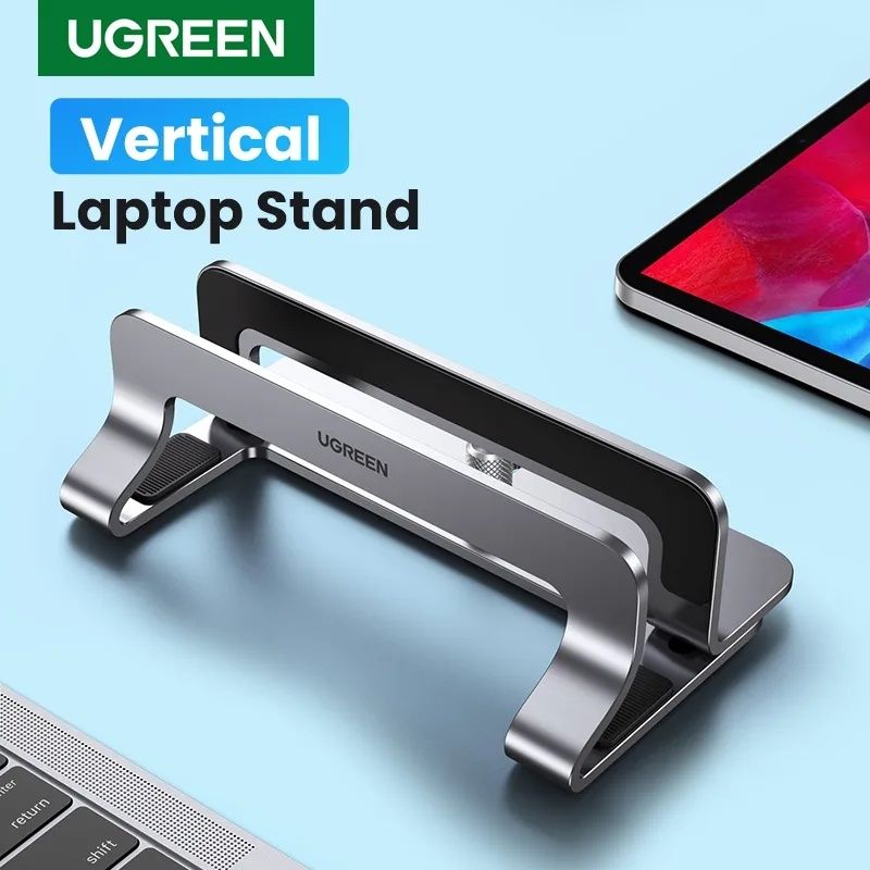 Підставка для ноутбука Ugreen Vertical Laptop Stand Silver
