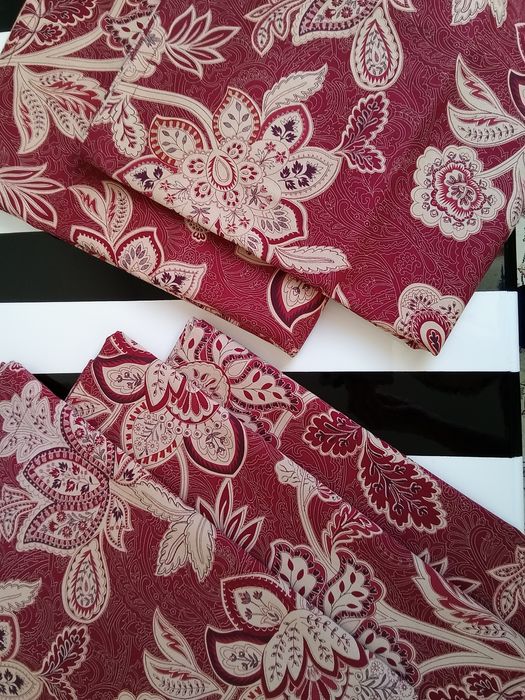 2x zasłona panel 3x lambrekin paisley boho hippie