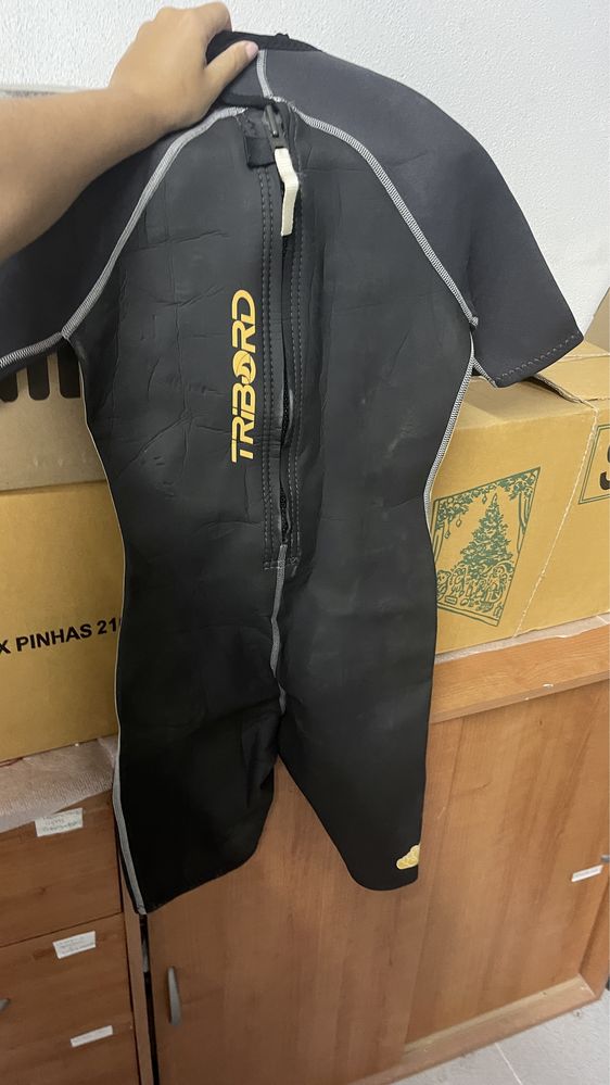 Fato neoprene bodyboard criança