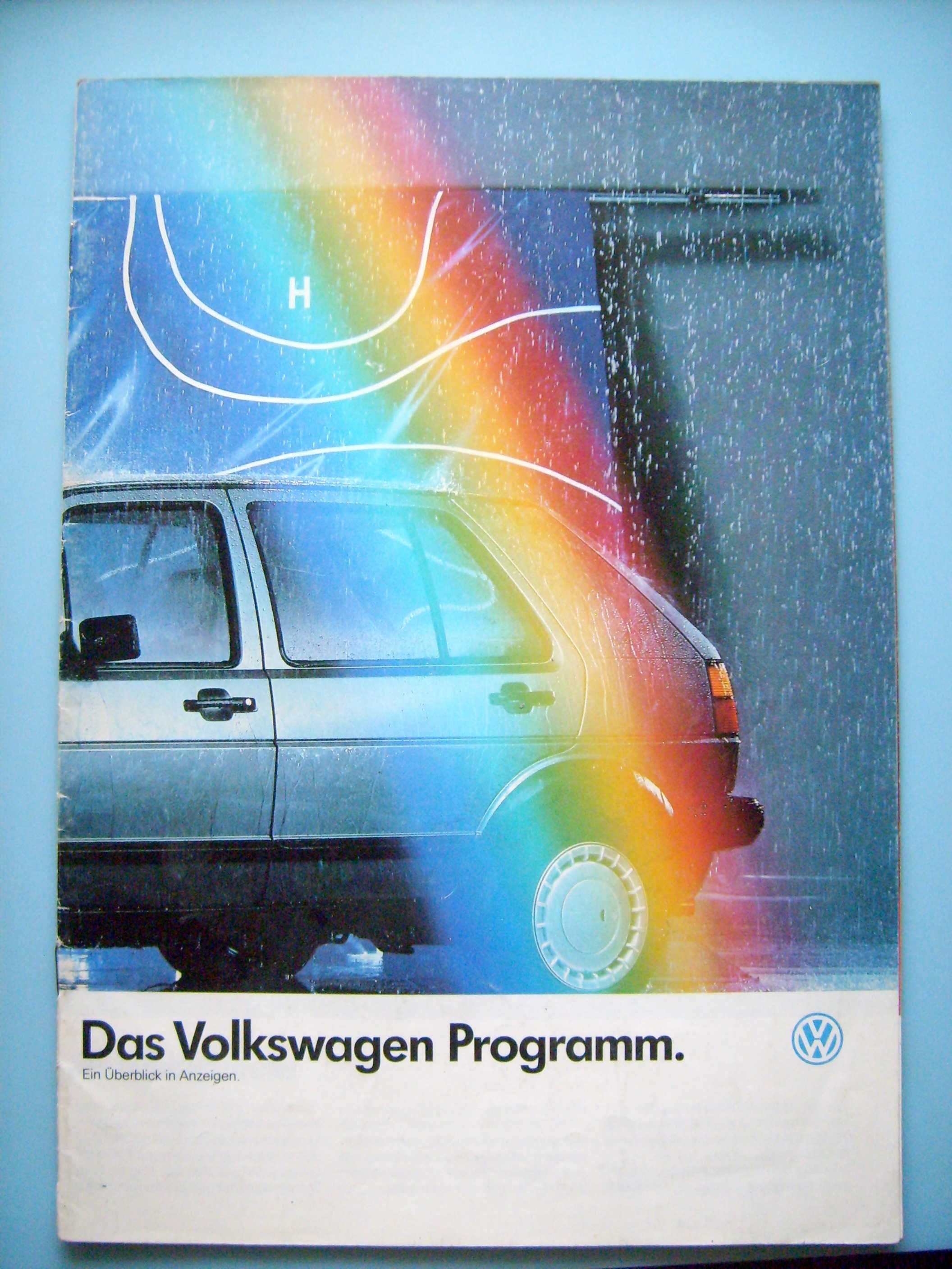 Volkswagen 1986 * prospekt 24 str. / Golf Polo Jetta Passat Scirocco