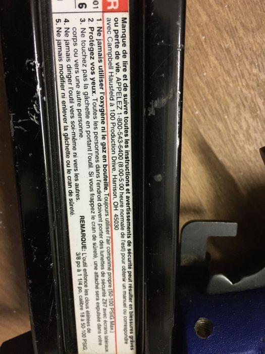 Pistolet gwoździarka stanley ch z USA do kompresora