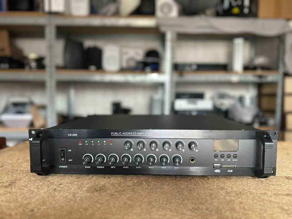 Підсилювач трансляційний LS-150w ( 6 зон регулювання)