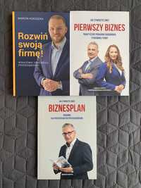 Książki o biznesie 3szt nowe biznes plan