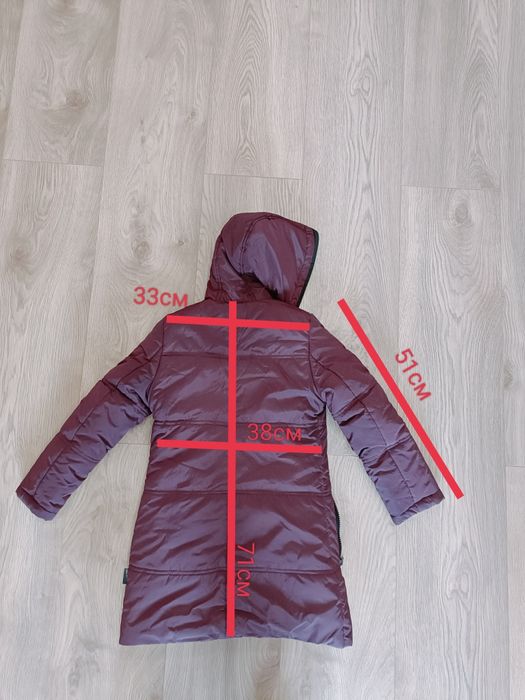 Зимнее Пальто детское для девочки 9-11 лет