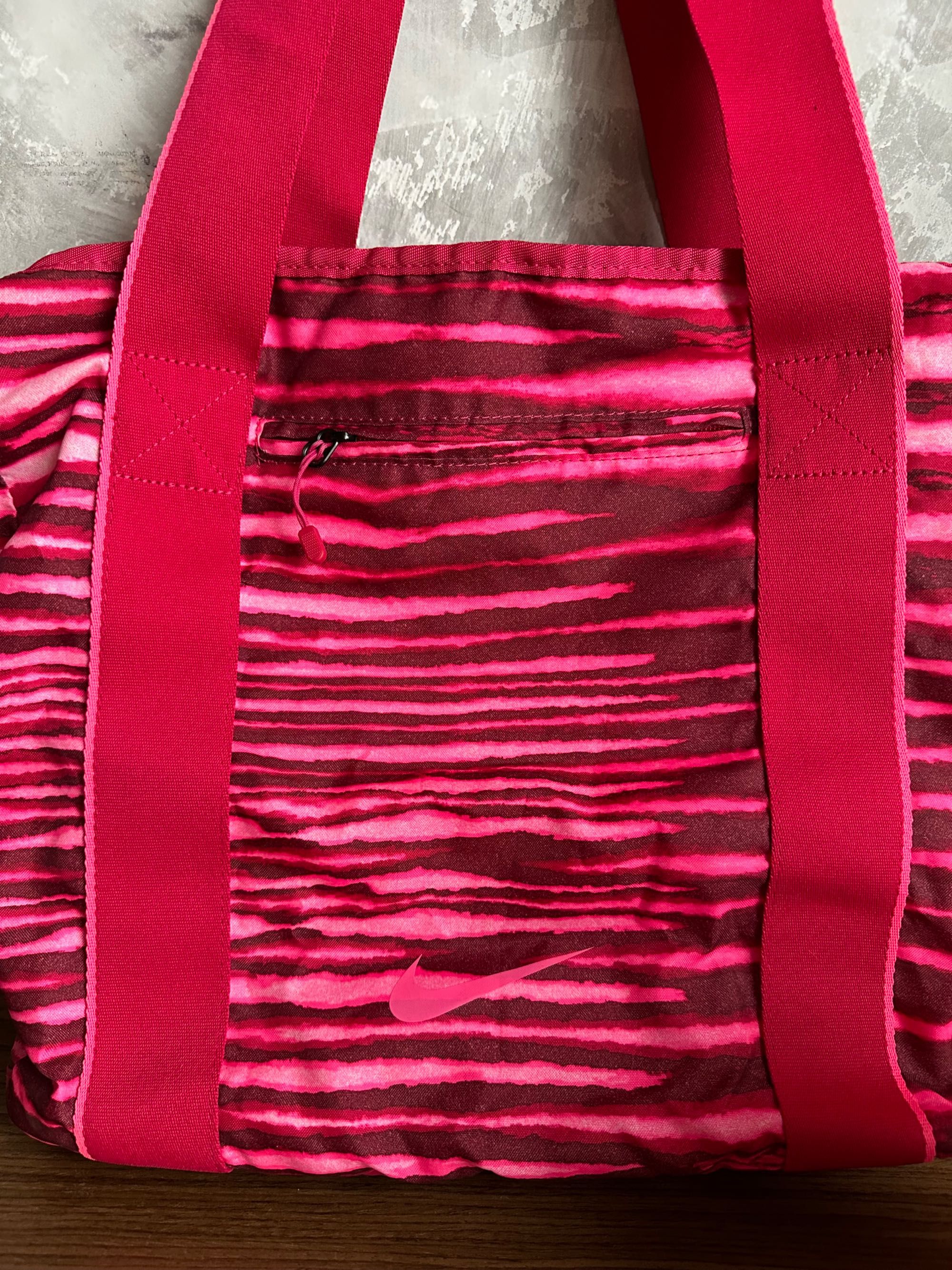Nike сумка женская оригинал спортивная дорожная шоппер через плечо роз