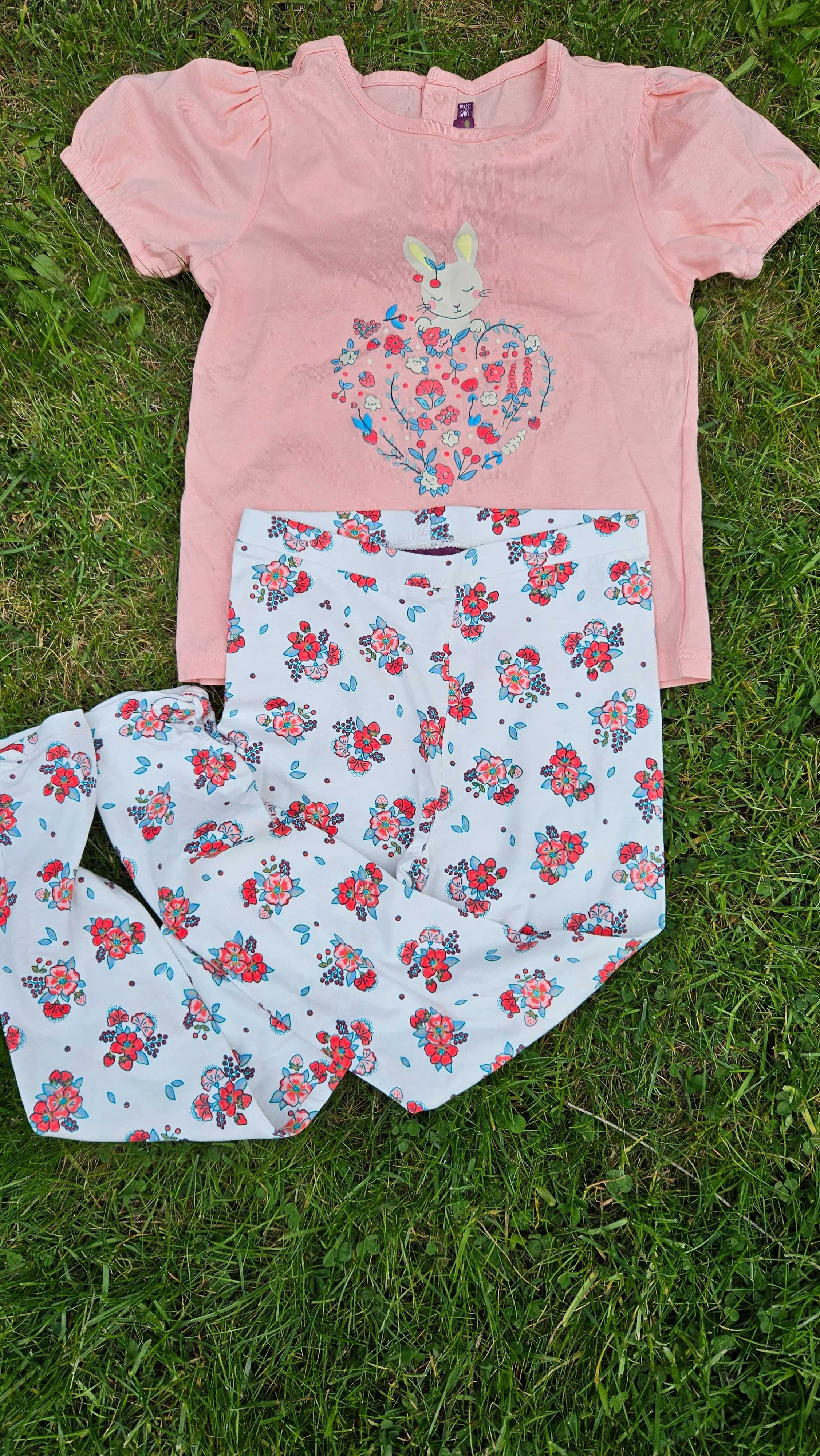 Komplet koszulka i legginsy dla dziewczynki 122 nowe z Włoch!