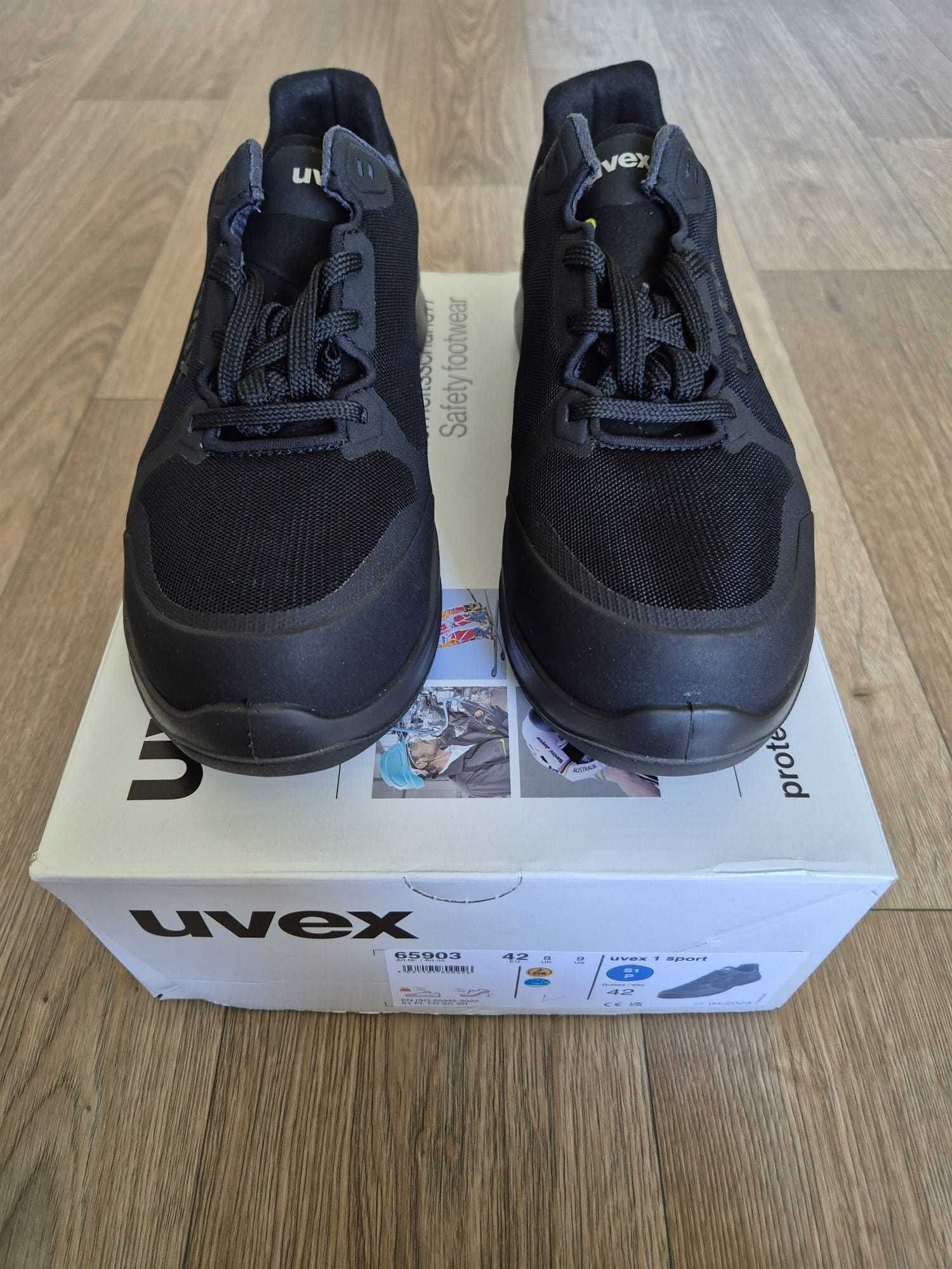 Buty robocze, ochronne UVEX 1 sport S1-P (art. 65903), rozmiar 42