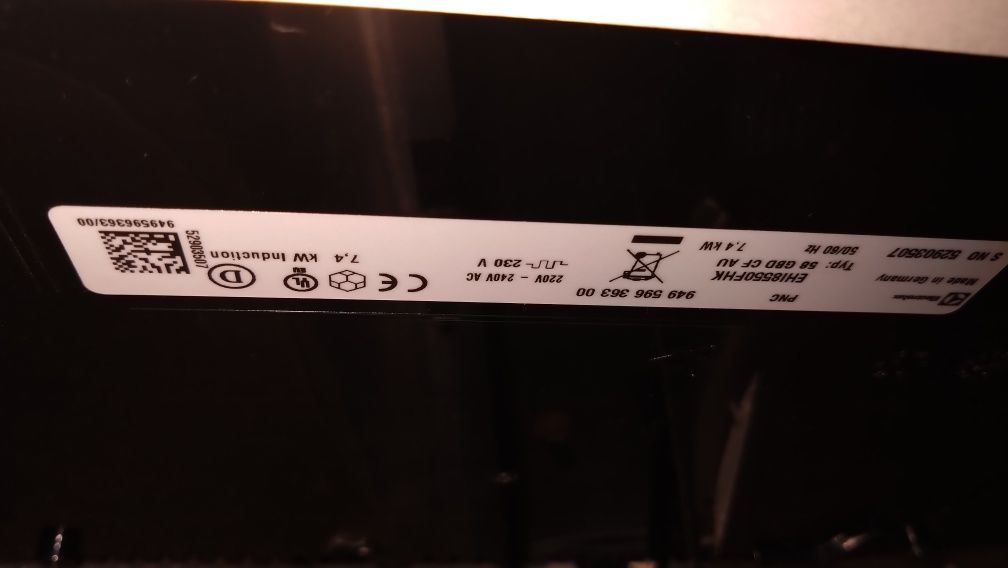 indukcja Electrolux szkło