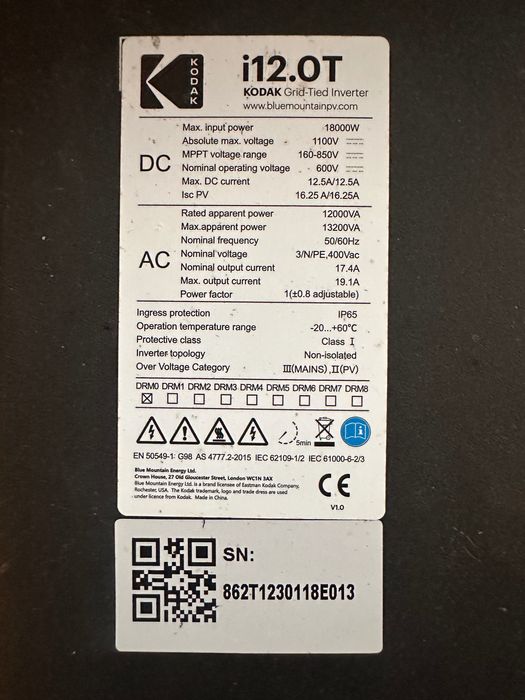 Falownik Inwerter 3 fazowy 12 KW